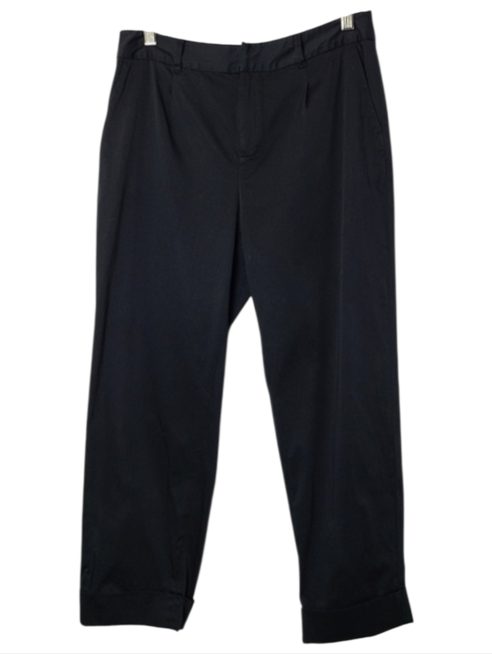 Kate Spade New York Black Ankle Crop Pants Women’s Size 6 Workwear Minimalist